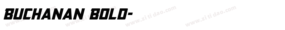 Buchanan Bold字体转换